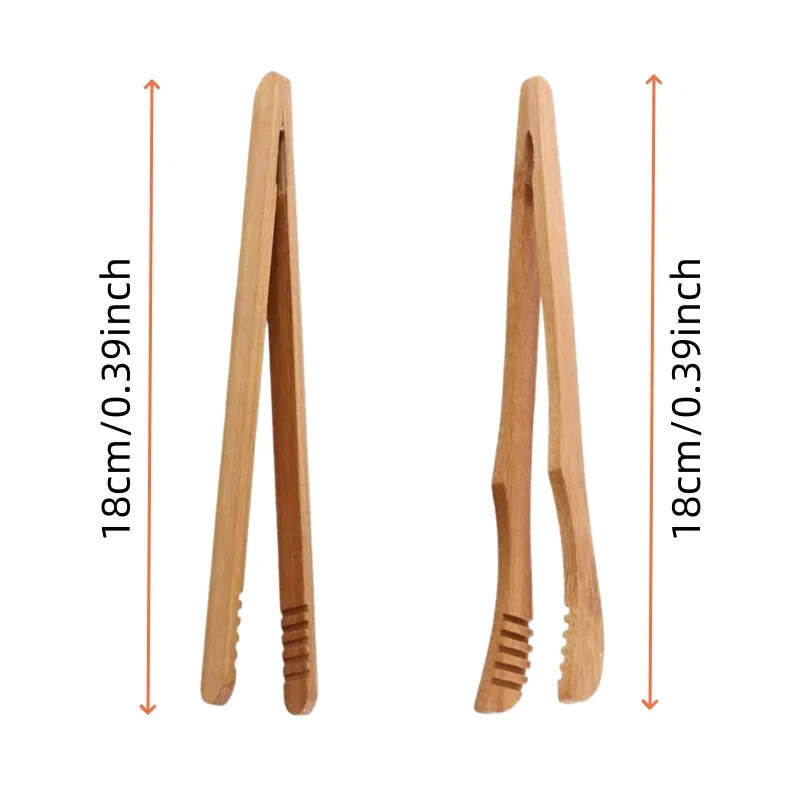 2 pinzas de bambú para ensaladas - Imagen 4