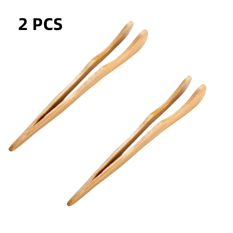 2 pinzas de bambú para ensaladas - Imagen 5