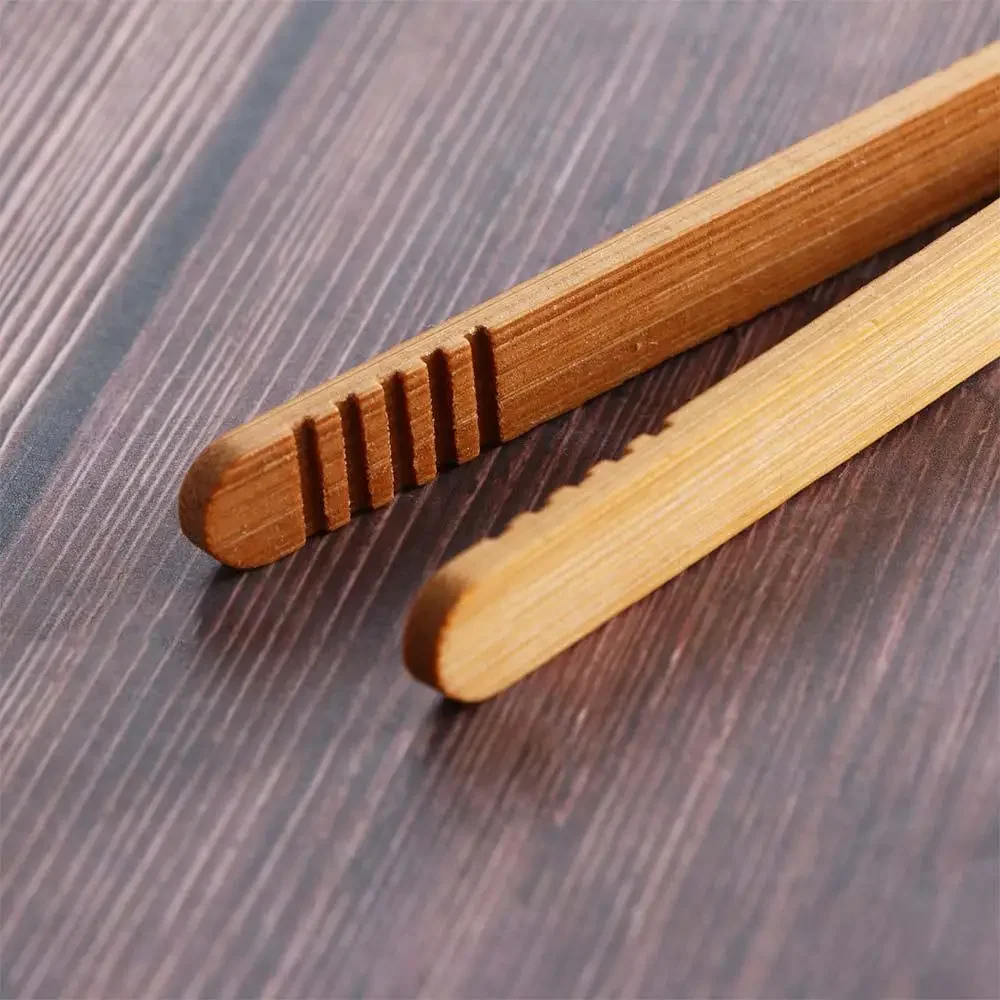 2 pinzas de bambú para ensaladas - Imagen 14