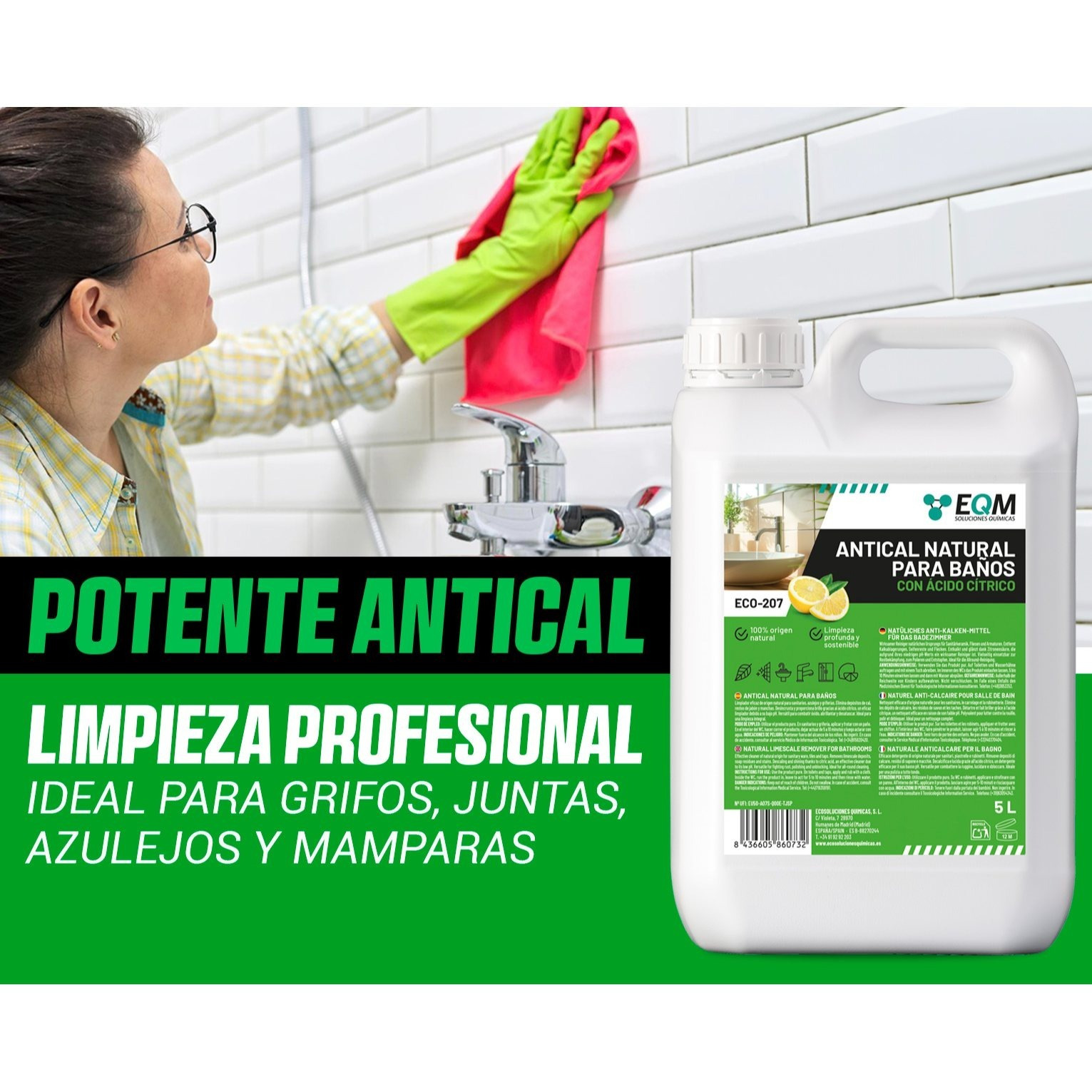 Limpiador de Baños Ecológico - 5L - Imagen 2