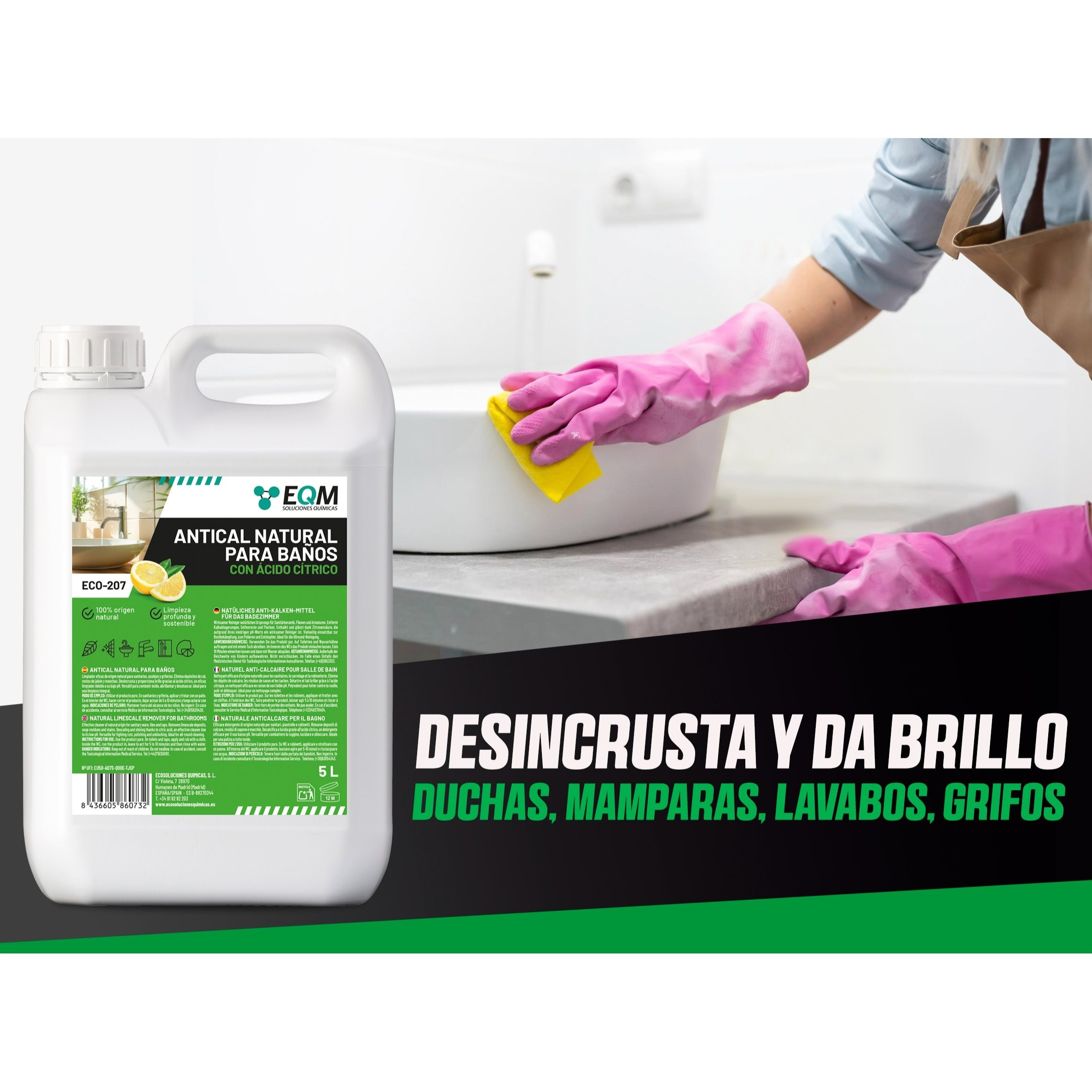 Limpiador de Baños Ecológico - 5L - Imagen 5