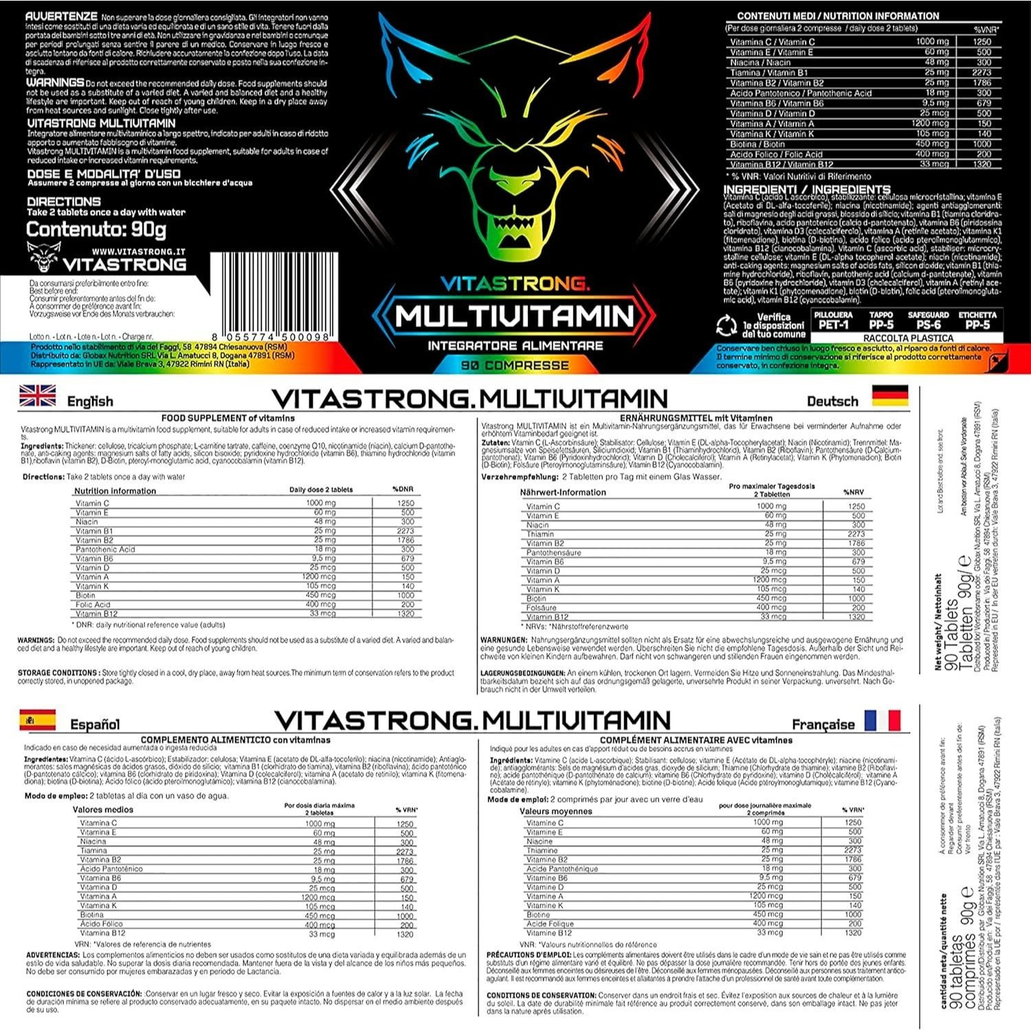 Multivitaminas Mujer y Hombre Vitastrong - Imagen 8