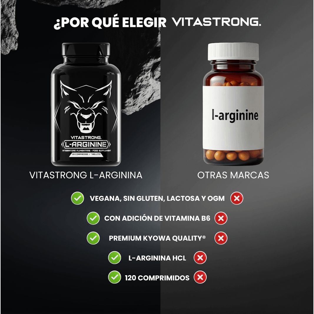 L Arginina 4500mg + Vitamina B6 120 Comprimidos - Imagen 4