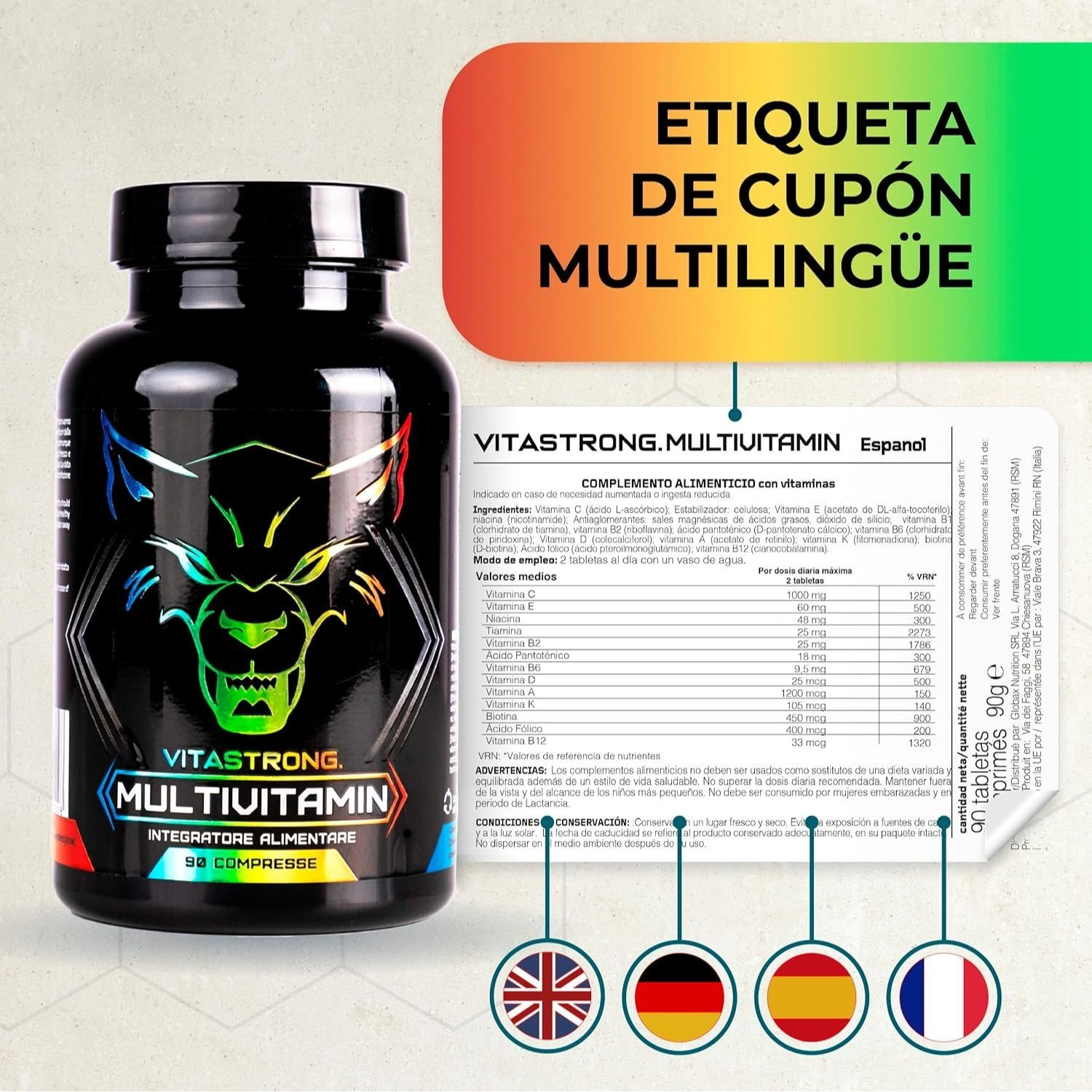 Multivitaminas Mujer y Hombre Vitastrong - Imagen 7