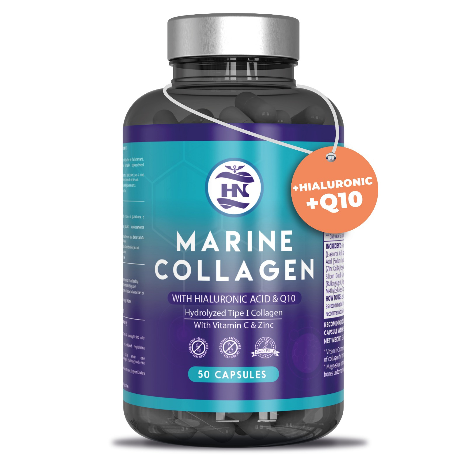 Colageno Marino Hidrolizado 744mg-50 Capsulas