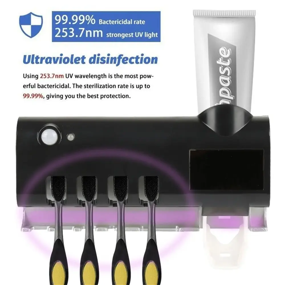 Soporte para cepillos de dientes montado en la pared - Imagen 2