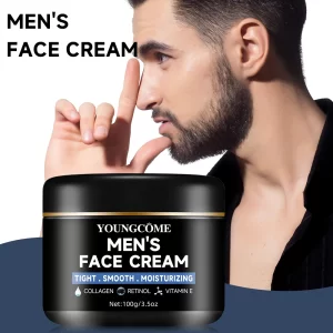 Crema de colágeno para hombres con retinol y vitaminas