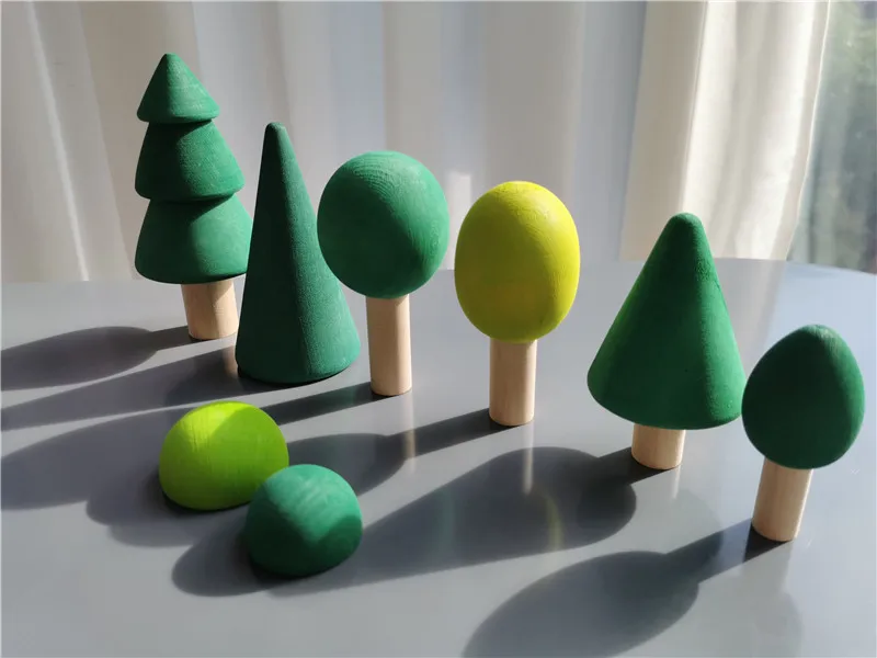 Juguetes Montessori de madera, puente apilable arcoíris - Imagen 26