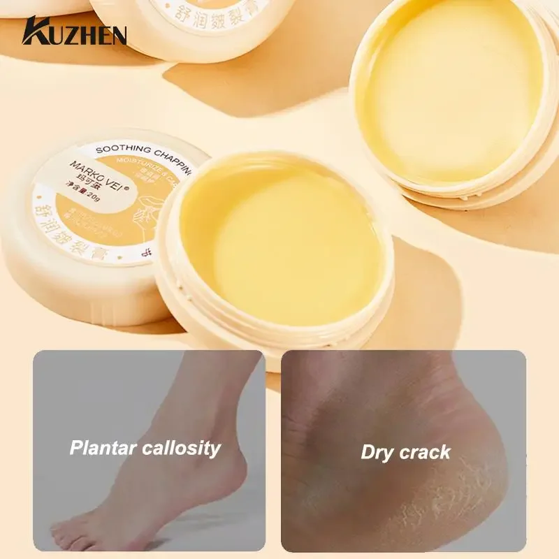 Crema antisecado para pies, crema reparadora de grietas - Imagen 2