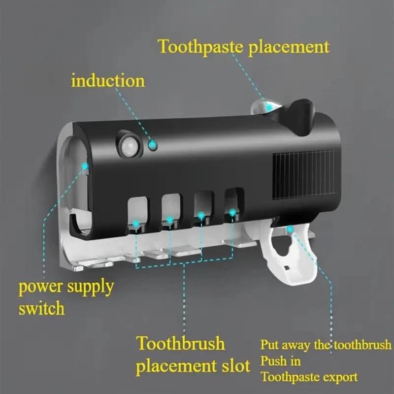 Soporte para cepillos de dientes con luz UV - Imagen 5