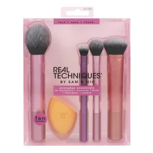 Juego de brochas de maquillaje ecológicas