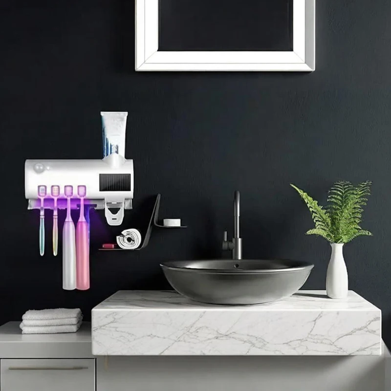Soporte para cepillos de dientes con luz UV - Imagen 2