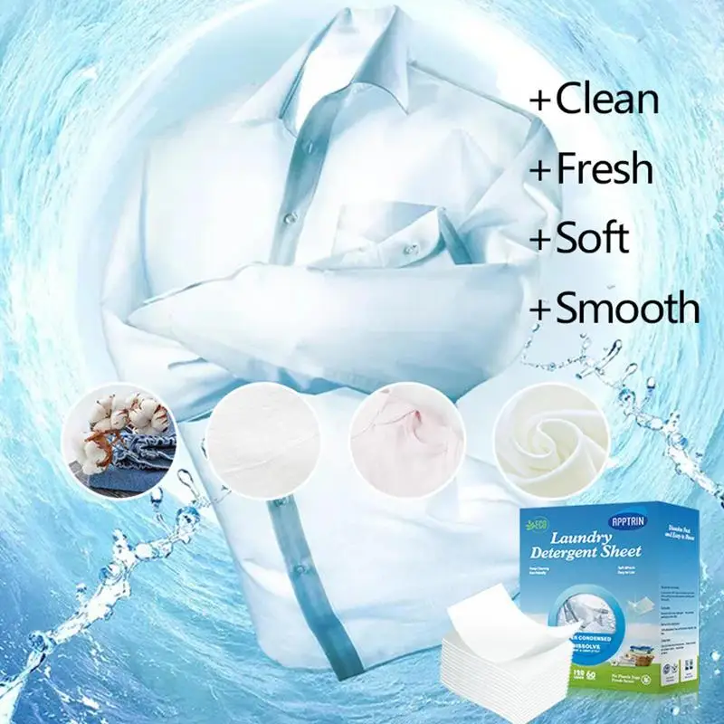 60 uds hojas de detergente de lavado - Imagen 4