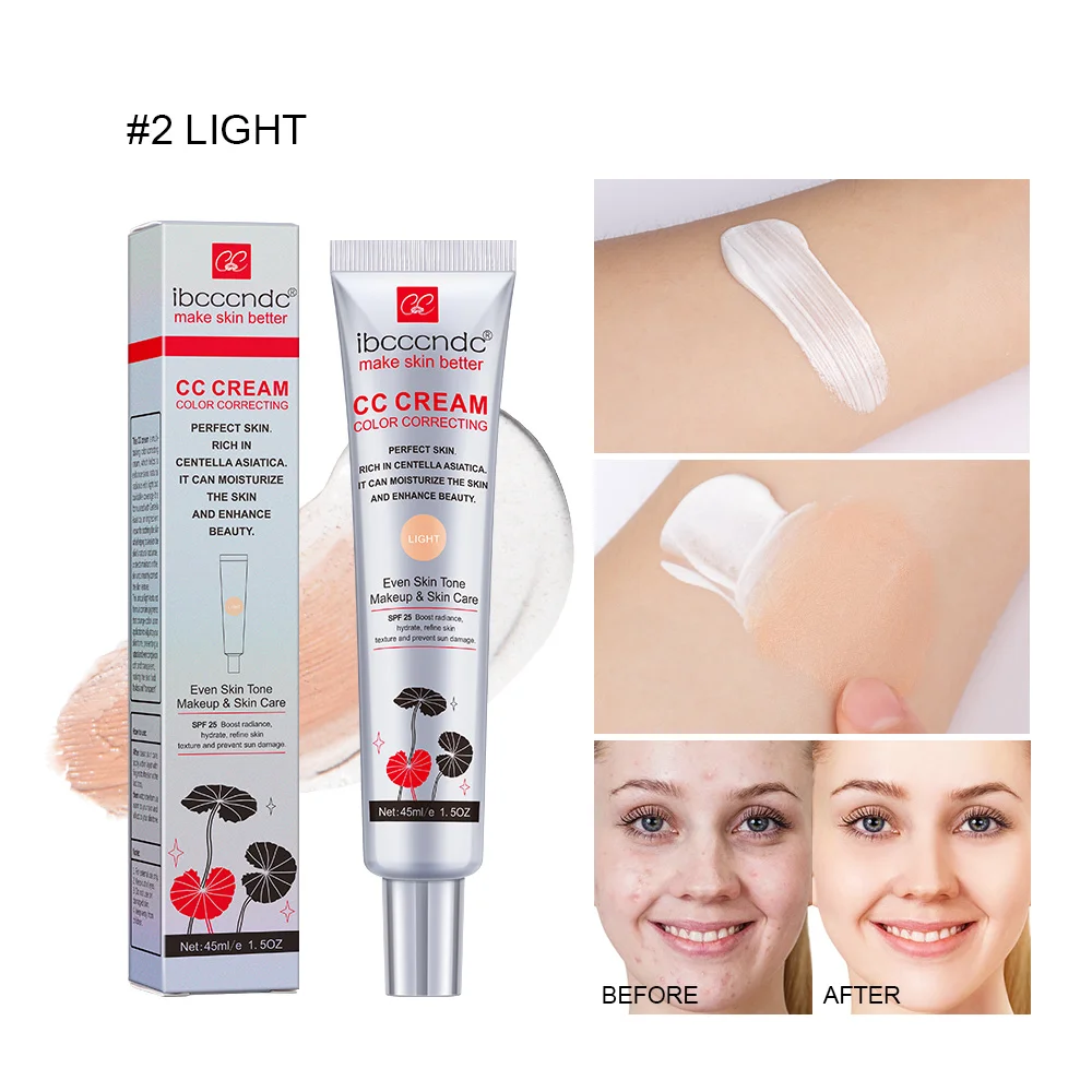 Corrector CC Crema Base Hidratante Resistente al agua Antisudor - Imagen 8