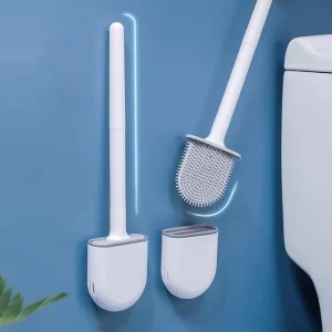 Escobilla de baño con mango largo para colgar en la pared