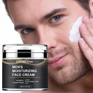 Crema hidratante de colágeno para hombres con retinol