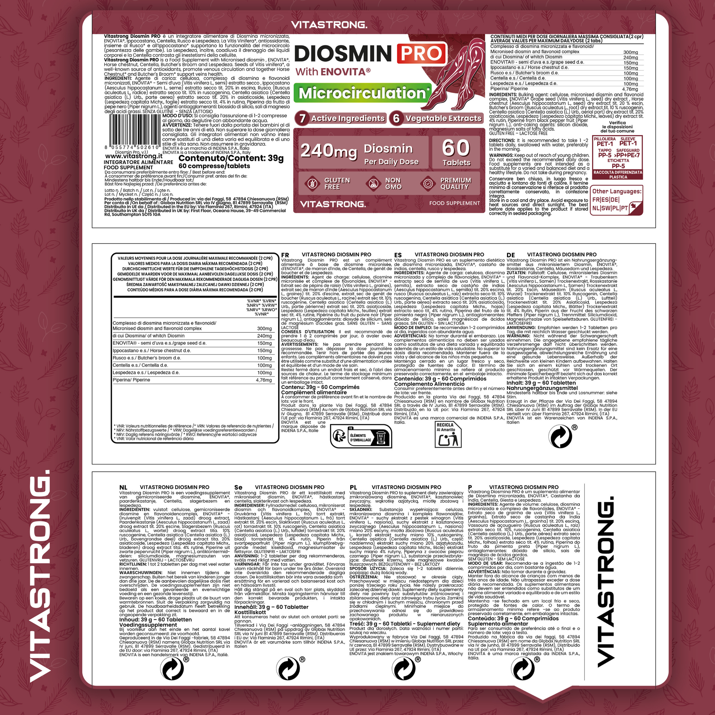 Diosmina PRO Vitastrong Vegan - Imagen 9
