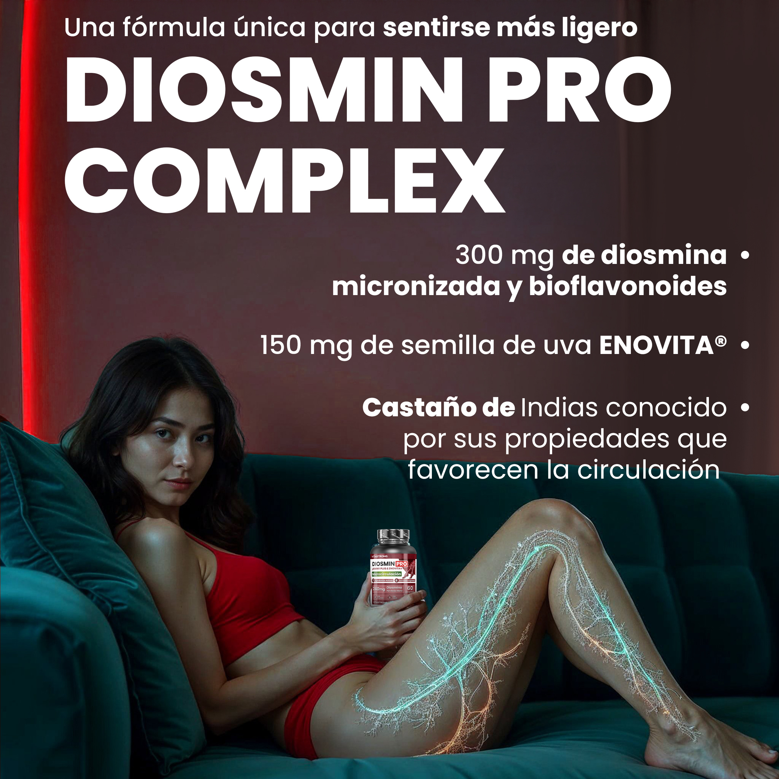 Diosmina PRO Vitastrong Vegan - Imagen 2