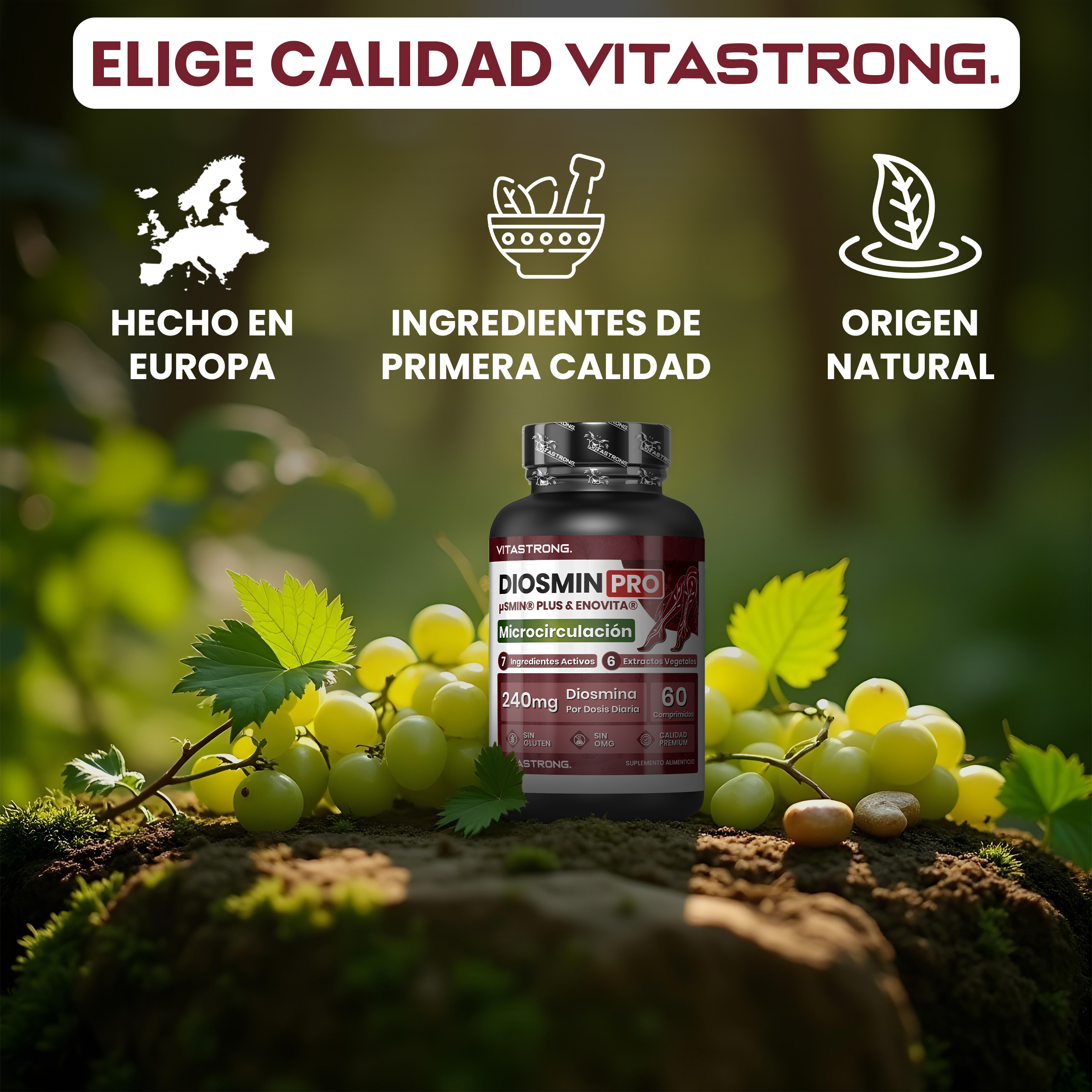 Diosmina PRO Vitastrong Vegan - Imagen 4