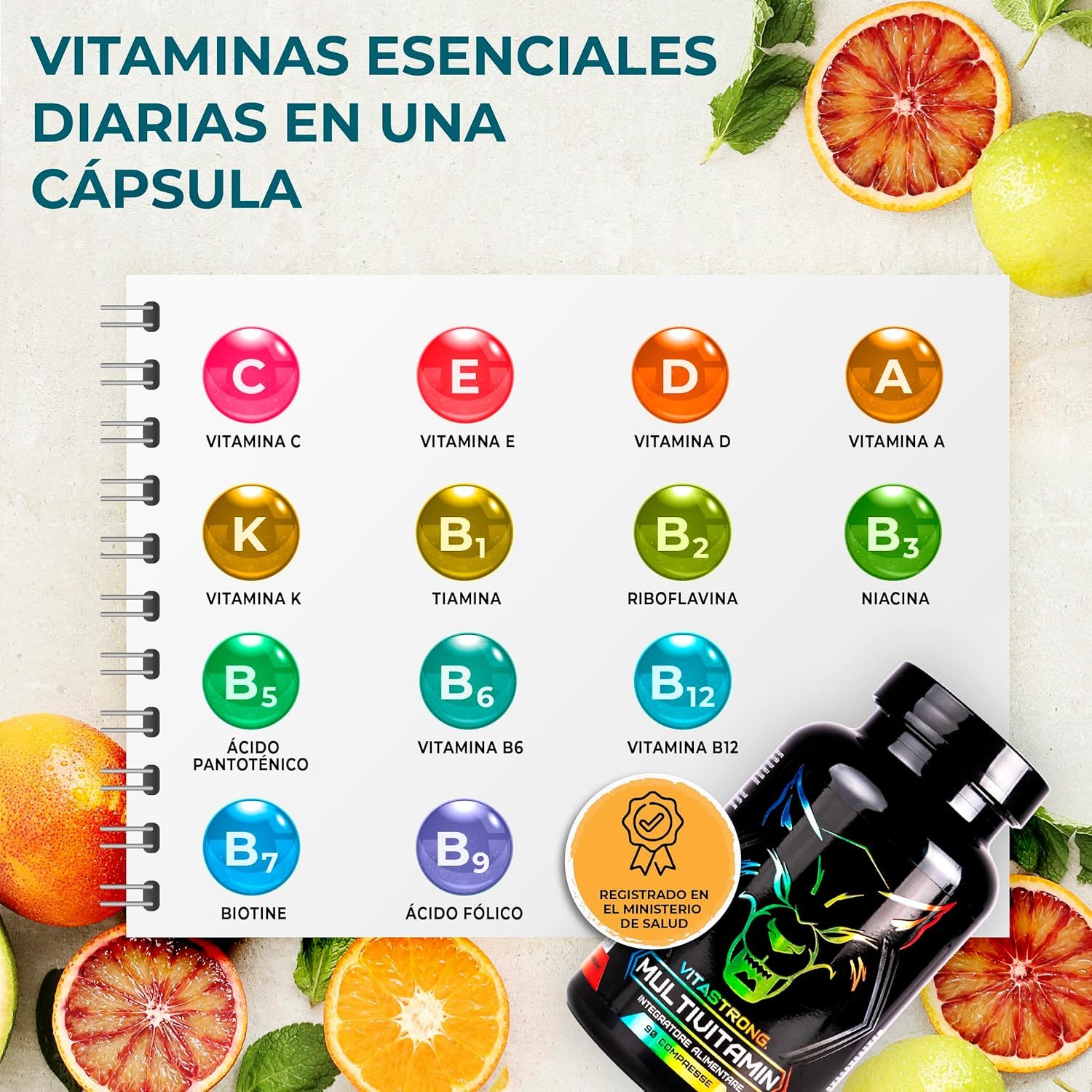 Multivitaminas Mujer y Hombre Vitastrong - Imagen 5