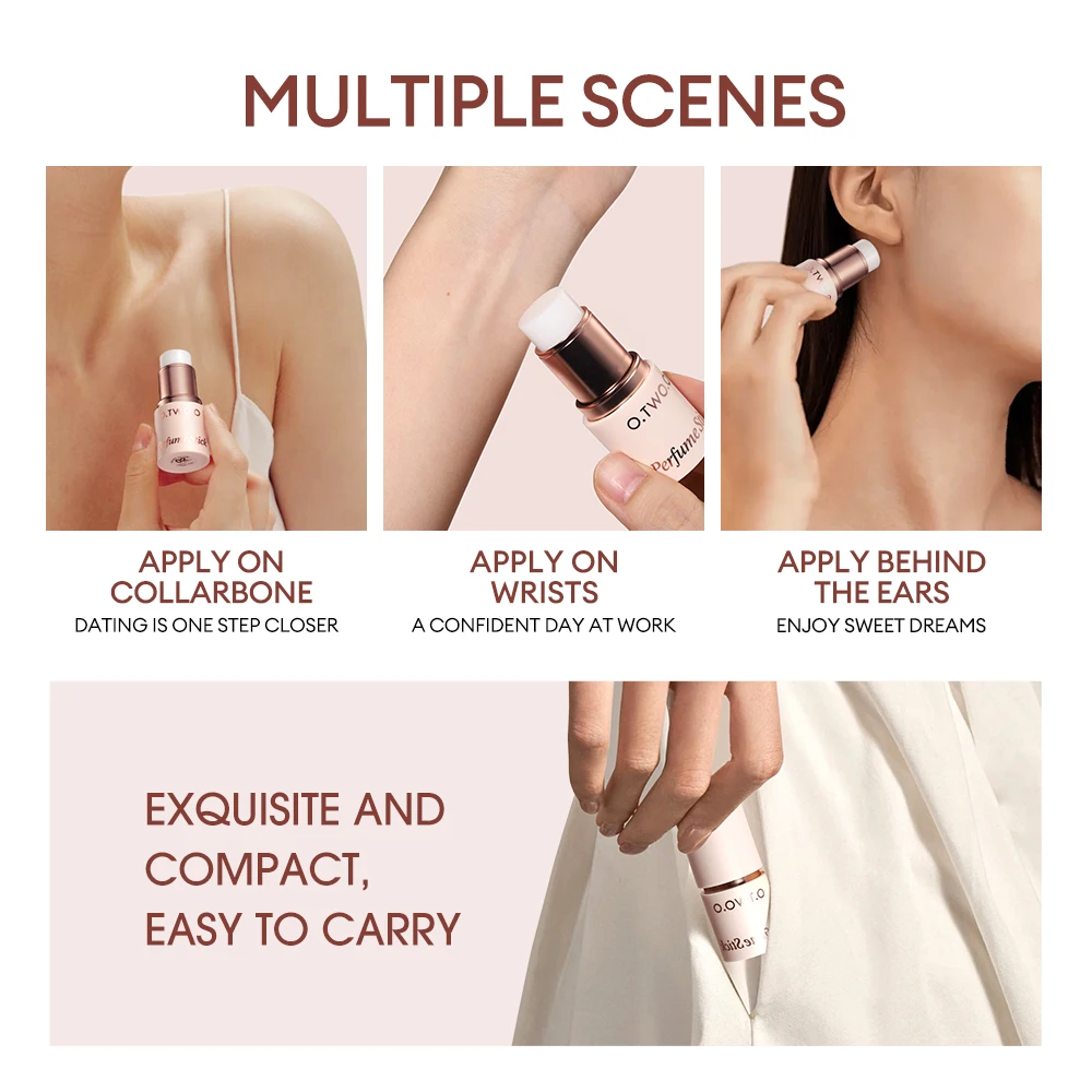 Perfume para mujeres fragancia de bálsamo de aroma sólido - Imagen 5